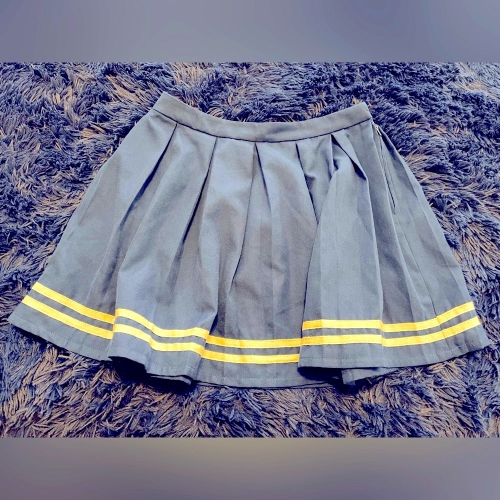 Blue Hot Topic Pleated Skirt